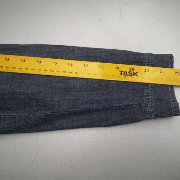 Chico's Ladies Size 3 (Approx. Large) Straight Fit Long Sleeves Jean Shirt - Picture 8 of 9